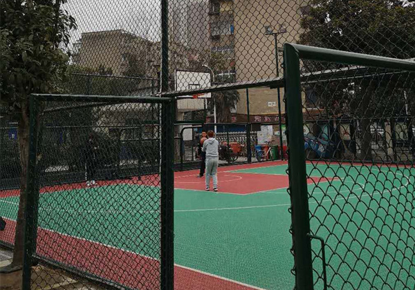 荆州市祥和社区围栏篮球场